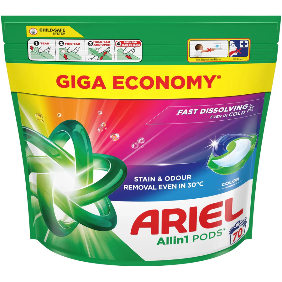 Ariel All in 1 Caps Giga color 70szt.