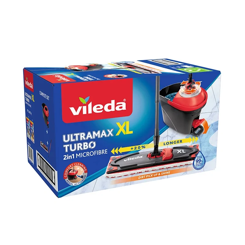Vileda Ultramat XL Turbo mop obrotowy komplet