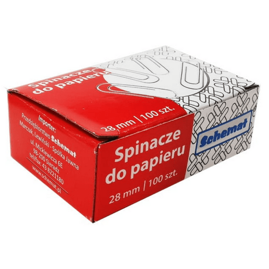 0520 Spinacze do papieru 28mm 100szt. -zdjęcie numer 1