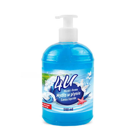 4U Mydło w płynie z pompką 500ml -zdjęcie numer 2