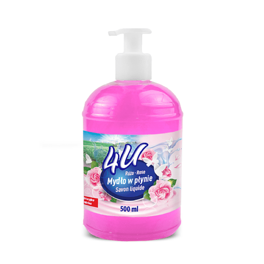 4U Mydło w płynie z pompką 500ml -zdjęcie numer 3