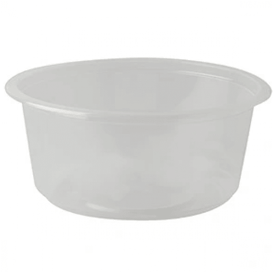 8115C Pojemniki okrągłe bezbarwne ⌀ 115mm 350ml 50szt. -zdjęcie numer 1