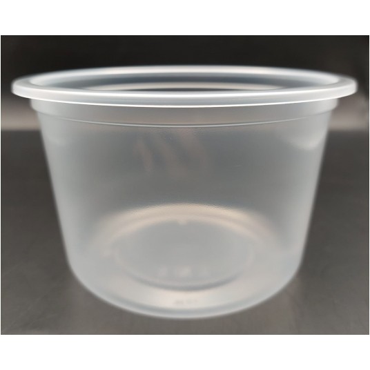 8118C Pojemniki okrągłe bezbarwne ⌀ 115mm 500ml 50szt. -zdjęcie numer 3