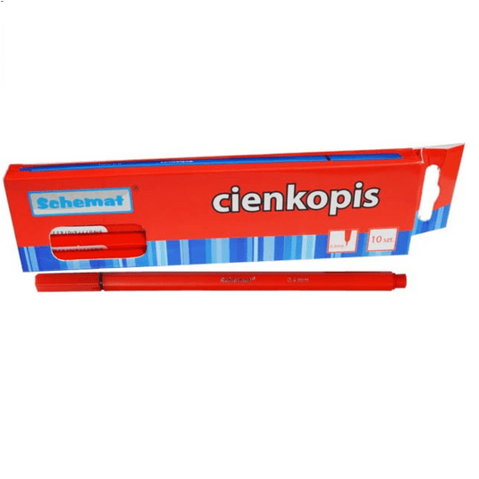 8224 Cienkopis czerwony 0,4mm -zdjęcie numer 2
