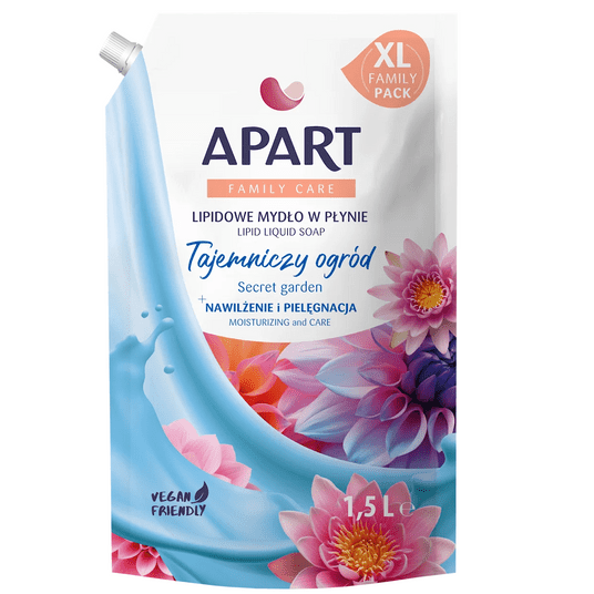 Apart mydło w płynie zapas Tajemniczy Ogród 1,5L -zdjęcie numer 1