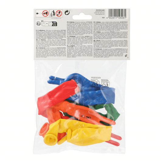 Balony Caterpillar paleta barw 5 szt. -zdjęcie numer 2