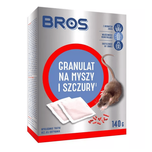 Bros Granulat na myszy i szczury 140g -zdjęcie numer 1