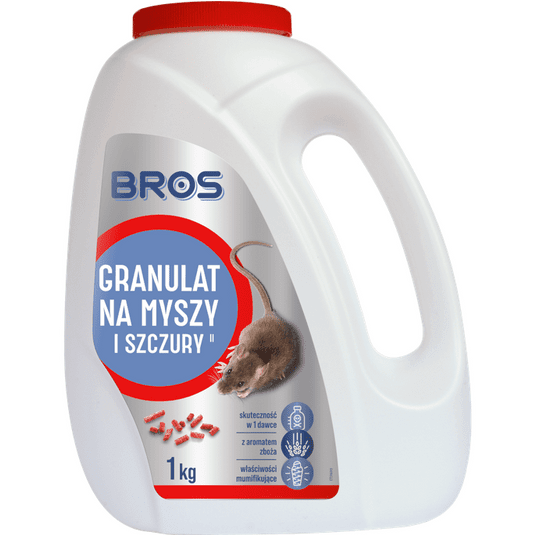 Bros Granulat na myszy i szczury 1kg -zdjęcie numer 1