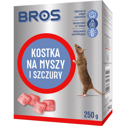 Bros Kostka na myszy i szczury 100g -zdjęcie numer 1