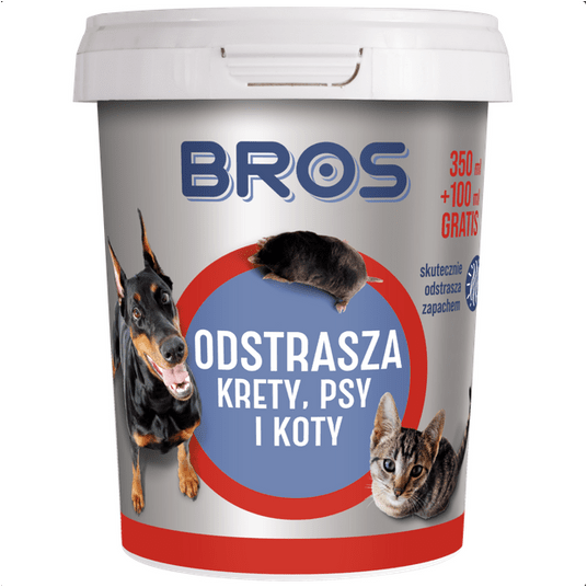 Bros Odstraszacz na krety, psy, koty 450ml -zdjęcie numer 1