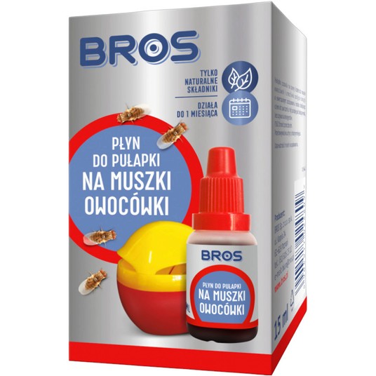 Bros płyn zapas do pułapki na muszki owocówki 15ml -zdjęcie numer 1