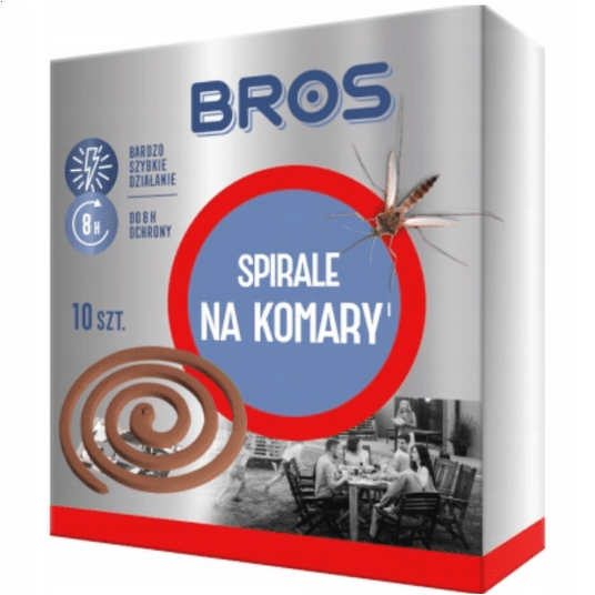 Bros spirala na komary 10szt. -zdjęcie numer 1