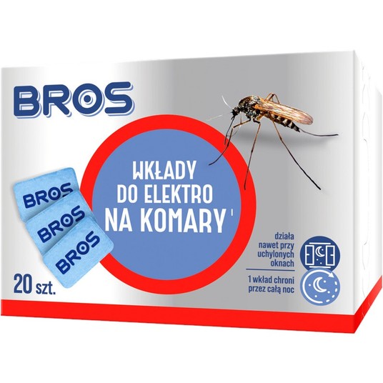 Bros Wkłady na komary do elektro 20szt. -zdjęcie numer 1