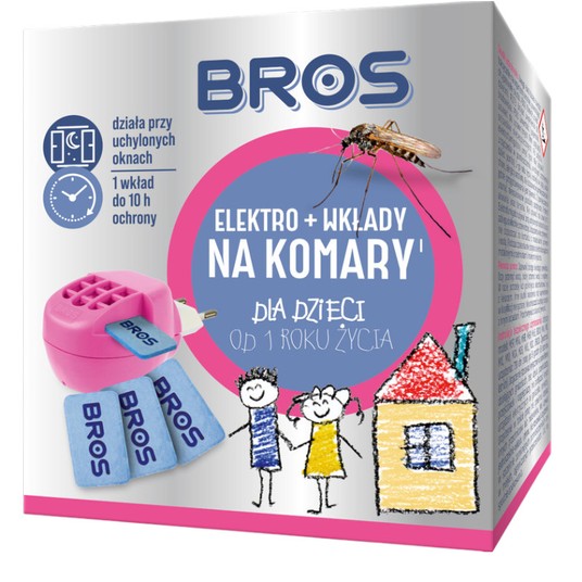 Bros zestaw elektro z płytkami na komary dla dzieci -zdjęcie numer 1