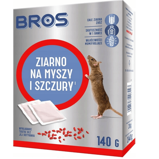 Bros Ziarno na myszy i szczury 140g -zdjęcie numer 1