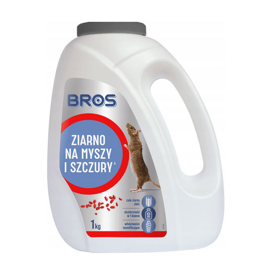 Bros Ziarno na myszy i szczury 1kg -zdjęcie numer 1