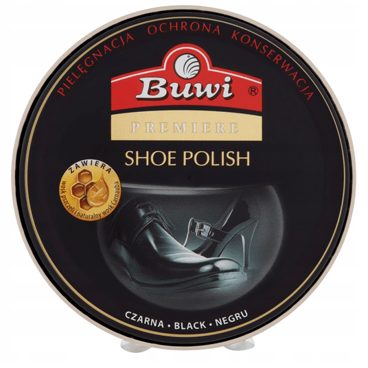 Buwi Pasta do obuwia czarna 40ml -zdjęcie numer 1