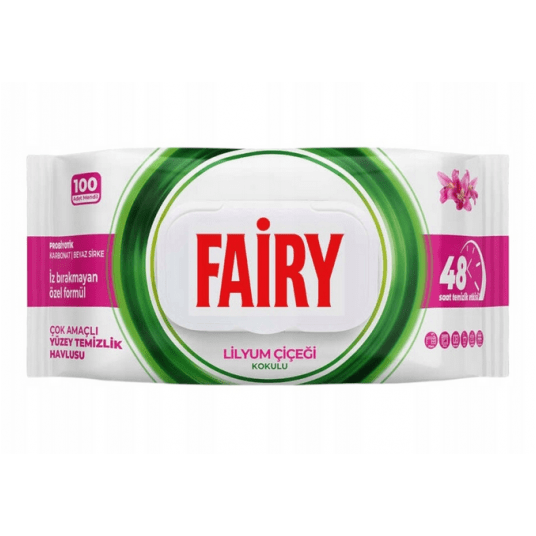 Chusteczki czyszczące Fairy kwiat lilii 100szt. -zdjęcie numer 1