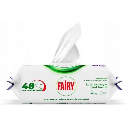 Chusteczki czyszczące Fairy lawenda 100szt. -zdjęcie numer 3