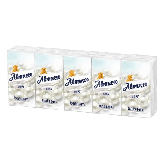 Chusteczki higieniczne Almusso 3 warstwowe 10szt. -zdjęcie numer 1