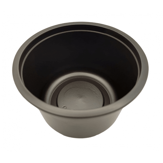 D-8118C Pojemniki okrągłe czarne ⌀ 115mm 500ml 50szt. -zdjęcie numer 3