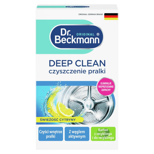 Dr Beckmann Proszek do czyszczenia pralek Świeżość Cytryny 250g -zdjęcie numer 1
