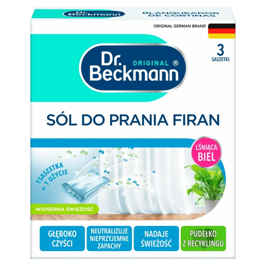Dr Beckmann Sól do prania firan Wiosenna Świeżość 3x40g -zdjęcie numer 1