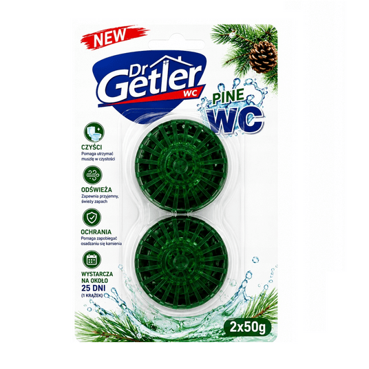 Dr Getler kostki do spłuczki Pine 2szt. -zdjęcie numer 1