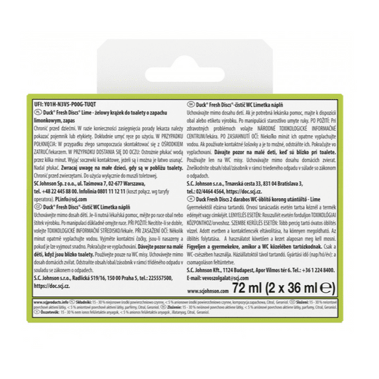 Duck Fresh Discs zapas do strzykawki Lime 12 użyć -zdjęcie numer 2