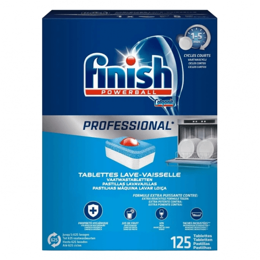 Finish Professional tabletki do zmywarki 125szt. -zdjęcie numer 1
