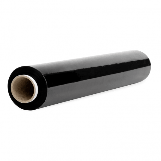 Folia stretch czarna 2,5kg 23µm -zdjęcie numer 1