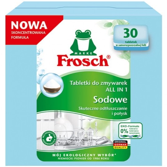 Frosch All In One sodowe tabletki do zmywarki 30szt. -zdjęcie numer 1