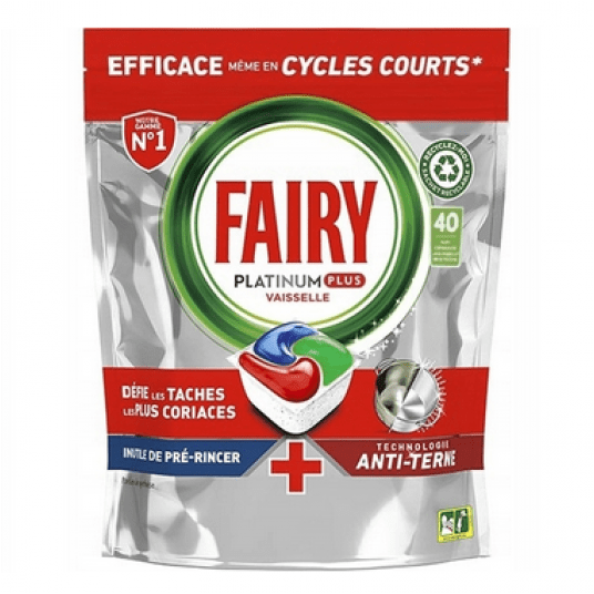 Kapsułki do zmywarki Fairy Platinum Plus 40szt. -zdjęcie numer 1