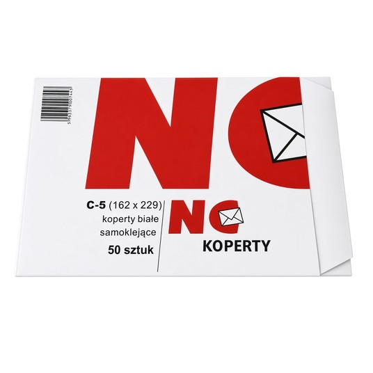 Koperty białe C4 SK 50szt. -zdjęcie numer 1