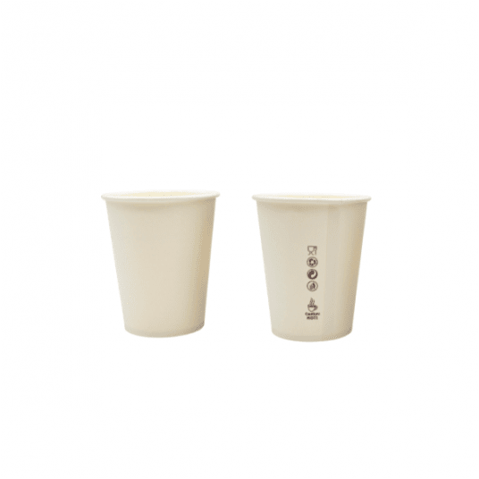 Kubki papierowe białe bez nadruku 180ml 50szt. -zdjęcie numer 2