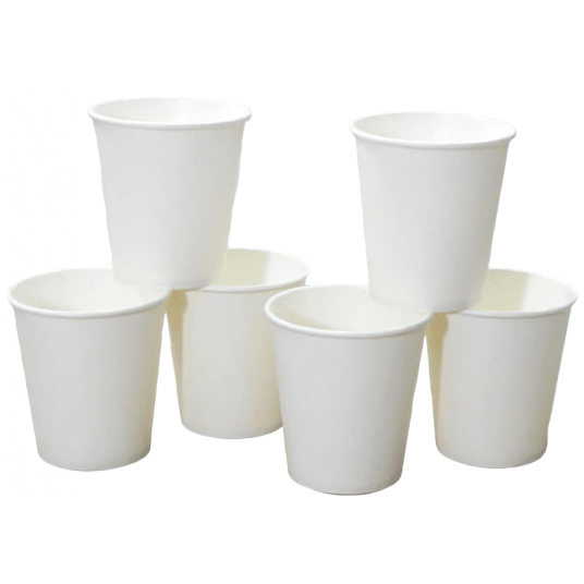 Kubki papierowe białe bez nadruku 250ml 50szt. -zdjęcie numer 2