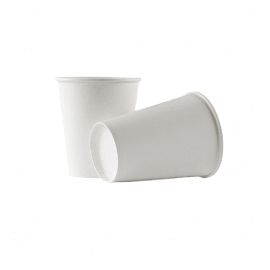 Kubki papierowe białe bez nadruku 250ml 50szt. -zdjęcie numer 3