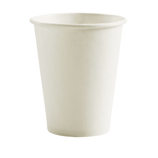 Kubki papierowe białe bez nadruku 300ml 50szt. -zdjęcie numer 1