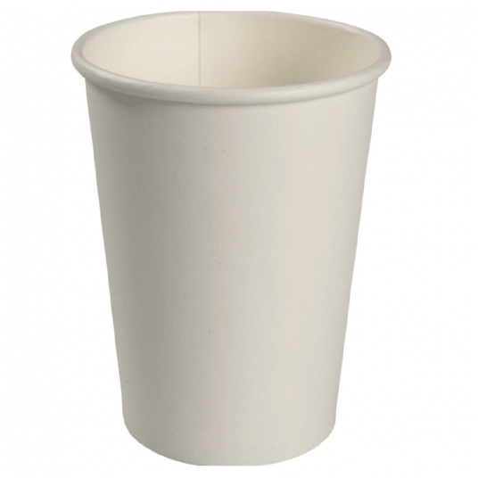 Kubki papierowe białe bez nadruku 300ml 50szt. -zdjęcie numer 1
