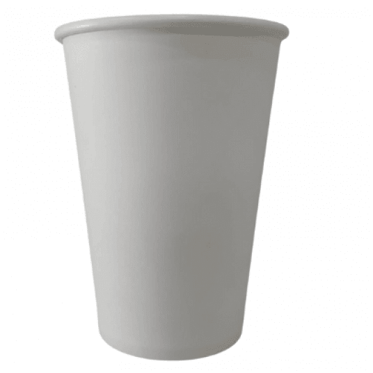 Kubki papierowe białe bez nadruku 500ml 50szt. -zdjęcie numer 1
