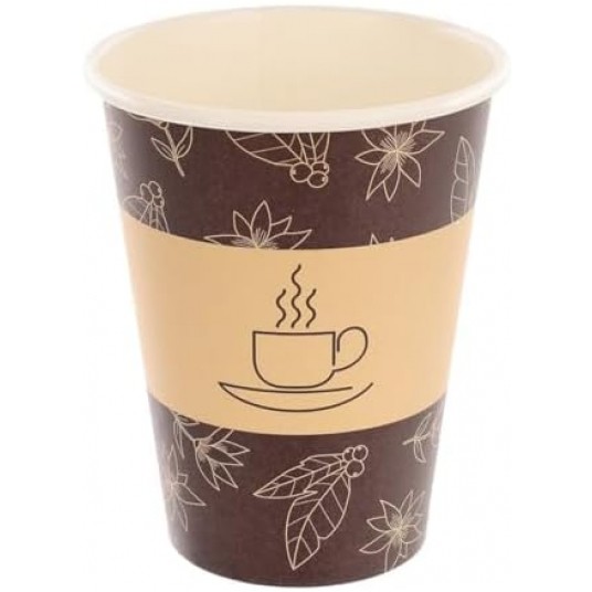 Kubki papierowe z nadrukiem bez plastiku 180ml 50szt. -zdjęcie numer 1