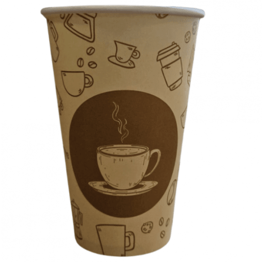 Kubki papierowe z nadrukiem Ikonki 80mm 300ml 50szt. -zdjęcie numer 1