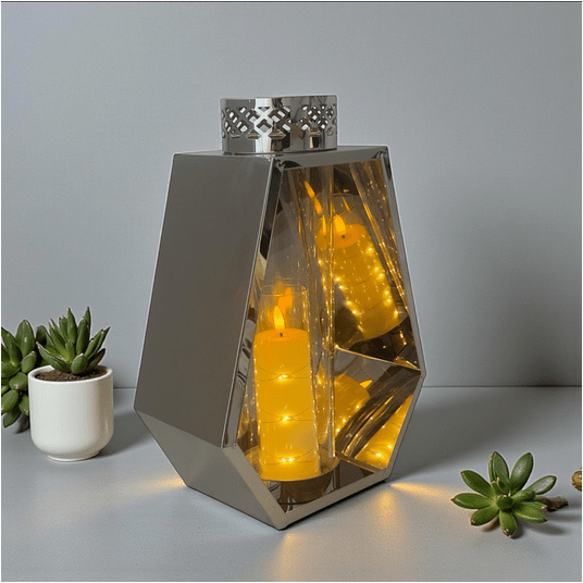 Lampion metalowy LN-2542 -zdjęcie numer 2