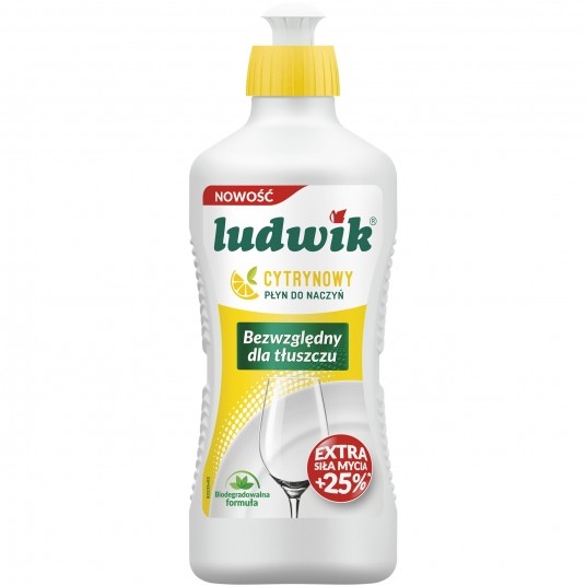 Ludwik płyn do naczyń cytrynowy 900ml 1szt. -zdjęcie numer 1