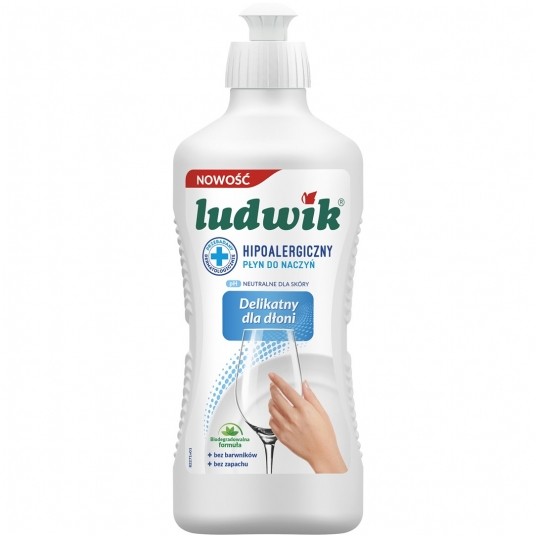 Ludwik płyn do naczyń hipoalergiczny 450ml 1szt. -zdjęcie numer 1