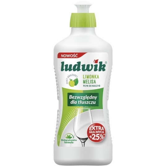 Ludwik płyn do naczyń limonka z melisą 450ml 1szt. -zdjęcie numer 1