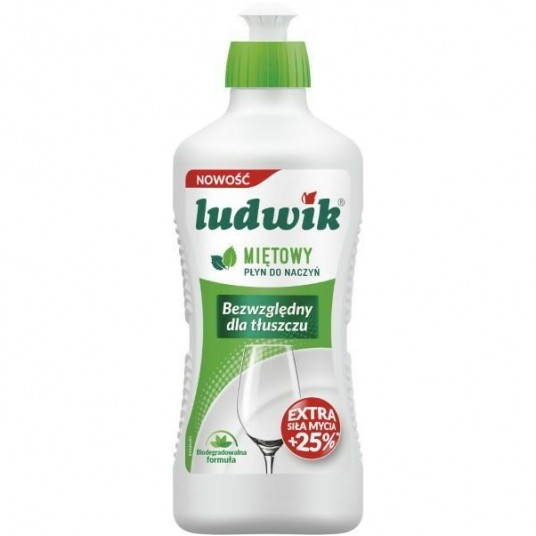 Ludwik płyn do naczyń miętowy 450ml 1szt. -zdjęcie numer 1