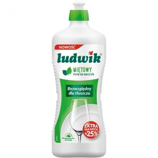 Ludwik płyn do naczyń miętowy 900ml 1szt. -zdjęcie numer 1