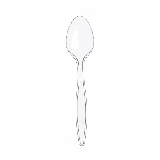 Łyżeczki bezbarwne plastikowe Superior 50szt. -zdjęcie numer 1