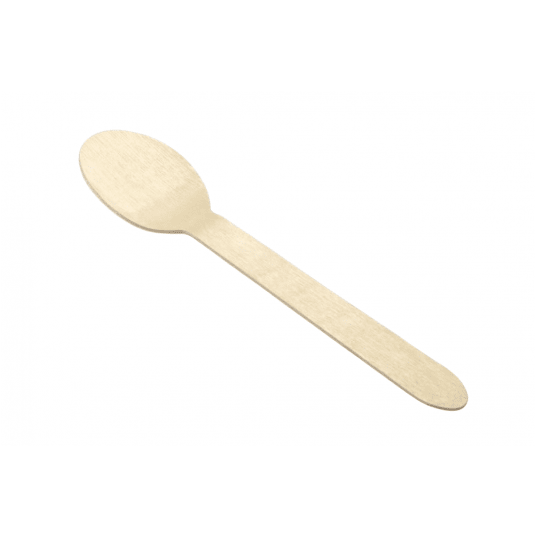 Łyżka drewniana 16cm 100szt. -zdjęcie numer 2